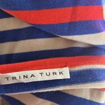 Trina Turk Striped Short Sleeve Knit Top Sweater, Size S EXCELLENT! Photo 9