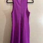 She & Sky  NWT large texture cut out sides  Purple Sleeveless Dress boutique Photo 2