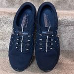 Skechers Air-Cooled Memory Foam Sneakers Women’s Sz 8 Black Quilt Copper Studded Photo 4