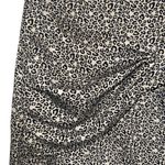 ZARA Leopard Print Knot Front Draped Mini Skirt NWOT Size Medium Photo 3