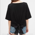 Gap Tie-Back‎ Cropped T-Shirt black Photo 1