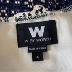 W By Worth Women’s Textured Floral Print Dress Size 4 Sleeveless Fit & Flared Photo 6