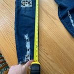 Judy Blue  Jeans Women 5 27 Skinny Leopard Patch Distressed Raw Hem High Rise Photo 7