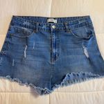 Forever 21 High Top-Waisted Denim Shorts Photo 0