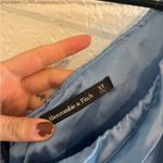 Abercrombie & Fitch  Giselle pleated one shoulder midi dress in blue Photo 3