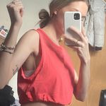 Athletic Crop Top Pink Photo 3