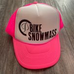 Snowmass Colorado broke pink adjustable trucker hat Photo 0