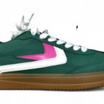 DOLCE VITA Sybela Low Top Lace Up Comfortable Sneaker Size 9.5 Green Photo 0