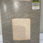 Vintage JCPenney Sandalfoot Pink 10 Sheer Caress Control Top Average 1 Pair Photo 0