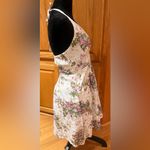 Anna Sui Anthropologie x Hidden Grove Floral Silk Ruched Halter Dress Size 8 Photo 4