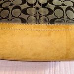 Coach Vintage  Signature Canvas Monogram with Tan Leather Crossbody/Shoulder Bag Photo 4