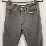 Levi's Levi’s Gray Wash Raw Hem Wedgie Straight Jeans Sz.29 Photo 2