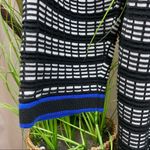 Kasper  Blue Black White Striped Knit Open Cardigan 2X Plus Photo 3