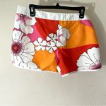 Old Navy Women's Floral Swim Coverup - Red, Orange, White Photo 1