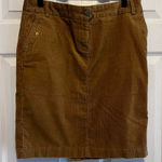 J.Crew  Tan Corduroy Pencil Skirt Fall Mini Photo 0