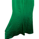 AQUA Women's  Green Satin Halter Maxi Dress S Photo 8