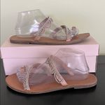 Just Fab Take the Lead Rhinestone Sandals Photo 2