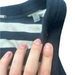 Elie Tahari  Navy and White Striped Maxi Dress Photo 2