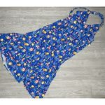Girls weekend cocktail cruise halter top dress with margaritas and drinks on it Blue Size L Photo 5