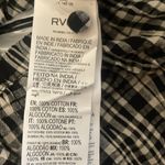 RVCA Gingham Cottagecore Midi Dress M NWT 100%‎ Cotton Tie Photo 11