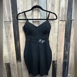 Windsor  Iconic Behavior Crepe Mesh Mini Dress Photo 3