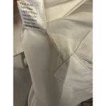 Ming Wang  Two Button Top Small White Black Half Sleeve Lightweight Cotton Blend Photo 15