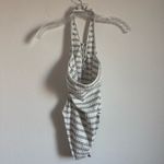 re:named  Striped Halter Bodysuit Size: S Photo 7