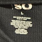 SO  black stretch knit mini dress women's size large Photo 2