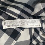 ZARA  Black and White Plaid Blouse with Bow Photo 11