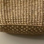 Woven Tote Bag with American Flag Design Tan Photo 6