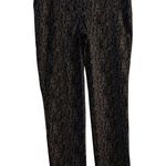 89th & Madison Women's M Snake Skin Print Jeggings Black Stretchy Fit Gray Size M Photo 0