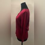 White House | Black Market - Burgundy Knit Cardigan Size S Photo 1