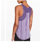 Lululemon Sculpt Tank Top Brushed Spray Dye White Purple Ink | Size 8 Photo 2