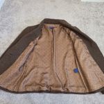 J. McLaughlin  Wool Herringbone Tweed Blazer Jacket Silk Lined Gray Size 4 Photo 2