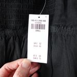 Abercrombie & Fitch Long Sleeve Black Ruched Sweetheart Puff Sleeve Top Size S Photo 7