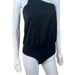 Lulus Lulu’s Asymmetrical Strap Blouse Top Bodysuit Photo 5