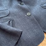 Dolce & Gabbana Dark Blue wool blend Blazer Leopard Lining cheetah animal 44 Photo 3