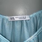 ZARA Spaghetti Strap Mini Dress Daisy Floral Print Babydoll Bohemian Flowy S M Photo 1