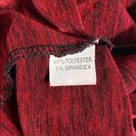 Red and Black Stretchy Striped Halter Light Mini Dress Women’s Large Photo 10