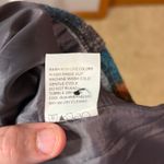 Trisha Tyler Knit Jacket Blue Orange Multi Striped‎ Button Front blazer Funky Size L Photo 5