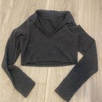 Cropped long sleeve Gray Photo 0