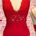 Rue 21  red lace bodysuit size 4X NWT Photo 0