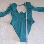Andrea Iyamah  Amar One Piece Long Sleeve Swimsuit Ocean Blue Size‎ M NWT Photo 9