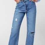 ASOS Stradivarius Asymmetrical Distressed Jeans Photo 0