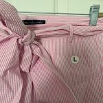 Lauren James Seersucker Bow Shorts by . Size Large. Photo 1