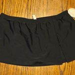 Tropical Honey Size 8 Black Swim Skirt Bottom w/7” inch slit Photo 0