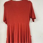 Torrid  Super Soft Knits Orange Short Sleeve Jersey Knit Mini Dress 00 Large Cozy Photo 8