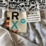 Roxy  White & Black Floral Spaghetti Strap Dress Photo 5