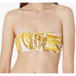 BCBGMAXAZRIA New! Women's Bandeau palm Bra Bikini Swimsuit Top, size 4 Photo 2