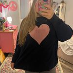 Crown & Ivy  Heart Sweatshirt Photo 0
